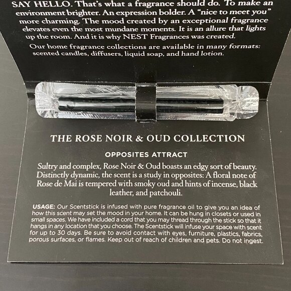 NEST Fragrances Rose Noir & Oud Scentstick - Picture 6 of 8